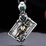 Skull hanger - 925 Zilver, Bijoux, Sacs & Beauté, Bagues, Neuf, Femme ou Homme, Argent, Argent