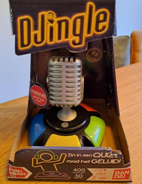DJINGLE - raad het geluid, Hobby en Vrije tijd, Gezelschapsspellen | Overige, Gebruikt, Een of twee spelers, Drie of vier spelers
