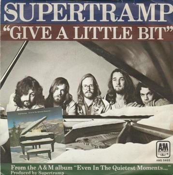 45T: Supetramp: Give a little bit   PopRock beschikbaar voor biedingen
