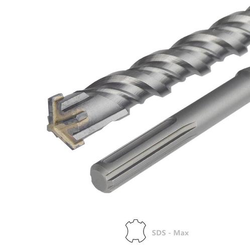 Set de 4 forets SDS Max X-Cut de 600 mm de long, Bricolage & Construction, Outillage | Pièces de machine & Accessoires, Neuf, Enlèvement ou Envoi