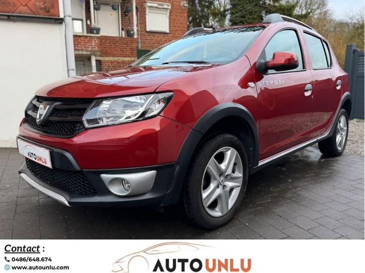DACIA SANDERO STEPWAY 0.9 TCe 90 — 2013 — 47.765 km, Auto's, Dacia, Bedrijf, Te koop, Sandero, ABS, Airbags, Airconditioning, Alarm