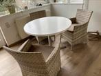 Wit rond eettafel, Huis en Inrichting, Ophalen, Gebruikt