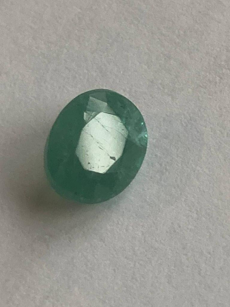 Natuurlijke smaragd 1,80 ct — IGI-certificaat, Ophalen of Verzenden, Gebruikt