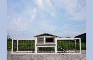 Nieuw groot TOP konijnenhok 2-4 dieren  in verpakking  beschikbaar voor biedingen