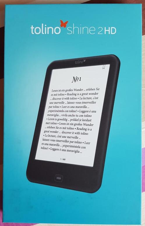 Tolino Shine 2HD E-reader E-book non Kindle Kobo, Computers en Software, E-readers, Zo goed als nieuw, 7 inch, Touchscreen, Wi-Fi
