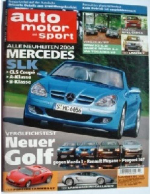 Auto Motor und Sport 23-2003 Lamborghini Gallardo/Porsche Ca, Livres, Autos | Brochures & Magazines, Utilisé, Général, Envoi