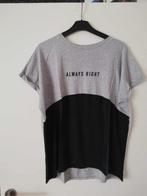 T-shirt, 'ALWAYS RIGHT', merk MNG, maat S nog solden, Mango, Zwart, Ophalen of Verzenden, Zo goed als nieuw