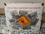 Plaque émaillée Shell, Enlèvement ou Envoi, Utilisé