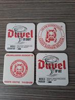 Duvel moortgat 4 verschillende bierviltjes, Ophalen of Verzenden, Zo goed als nieuw, Duvel