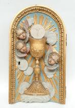 18de eeuws tabernakeldeurtje met engeltjes, Antiquités & Art, Antiquités | Objets religieux, Enlèvement