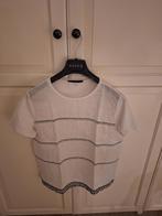 Geklede T-shirt, linnen, Weekend Max Mara, Maat 38/40 (M), Wit, Ophalen of Verzenden, Zo goed als nieuw