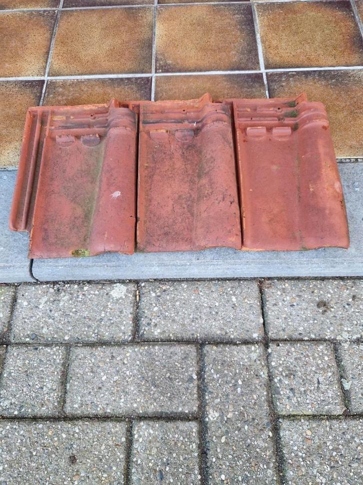 Dakpannen, Doe-het-zelf en Bouw, Dakpannen en Dakbedekking, Gebruikt, Dakpannen, Rood, Ophalen