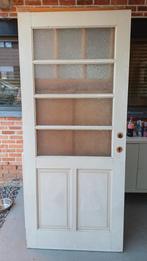 Oude volle houten binnendeur 85 x 195 cm., Enlèvement, Porte intérieure
