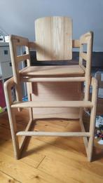 Chaise haute enfant bois modulable, Enlèvement, Utilisé