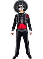 Herenkostuum Halloween / Dia de los muertos, Ophalen, Nieuw, Kostuum