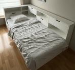 Eenpersoonsbed met kastjes, Ophalen, Gebruikt, 90 cm, Eenpersoons
