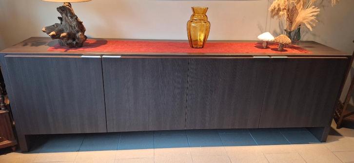 Dressoir en barkast, Huis en Inrichting, Kasten | Dressoirs, Zo goed als nieuw, Met deur(en), Met plank(en), Overige houtsoorten