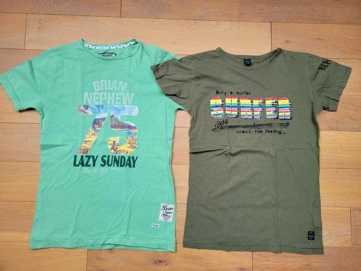 pakket t-shirts merkkleding 14 jaar, Enfants & Bébés, Vêtements enfant | Taille 164, Utilisé, Garçon, Chemise ou À manches longues