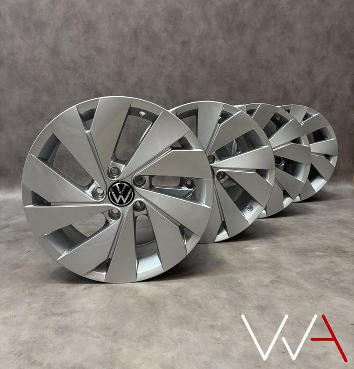17'' Volkswagen Golf 8 Facelift Nottingham velgenset BTW OEM, Auto-onderdelen, Banden en Velgen, Velg(en), 17 inch, Personenwagen