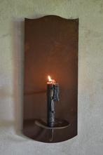 Ijzeren wandkandelaar, Antiek en Kunst, Ophalen of Verzenden, Overige materialen