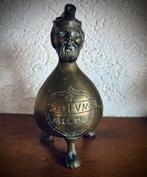 Antiek bronzen olielamp / godslamp, Antiek en Kunst, Ophalen, Brons
