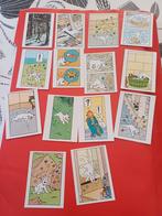 Herge Tintin Snowy 14 Chromos kauwgom, Ophalen of Verzenden, Kuifje, Zo goed als nieuw