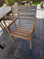 tuinstoelen, Tuin en Terras, Tuinstoelen, Ophalen, Gebruikt, Teakhout, Stapelbaar