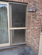 Aluminium vliegenraam schuifdeur / hordeur, Gebruikt, Overige typen, Aluminium, 150 tot 225 cm