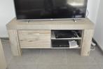 Meuble TV bois clair 132x50x57cm état neuf (Leenbakker), Ophalen, 100 tot 150 cm, Eikenhout, Zo goed als nieuw