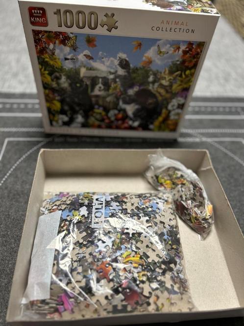 Puzzel ''King'' met 1000 stukken, Hobby en Vrije tijd, Denksport en Puzzels, Zo goed als nieuw, Legpuzzel, 500 t/m 1500 stukjes
