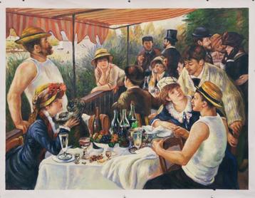 Renoir: Lunch van de roeiers, olieverfreplica beschikbaar voor biedingen