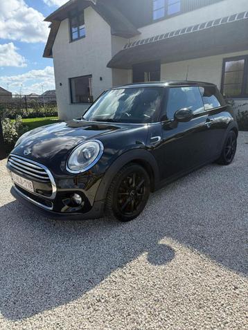 Mini Cooper Diesel 2014 – Zwart – Panoramisch dak - Automaat, Autos, Cuir, Achat, Euro 6, Noir
