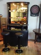 Retro BAR koperkleurig spiegelglas - ideaal voor 'man-cave', Ophalen, Gebruikt