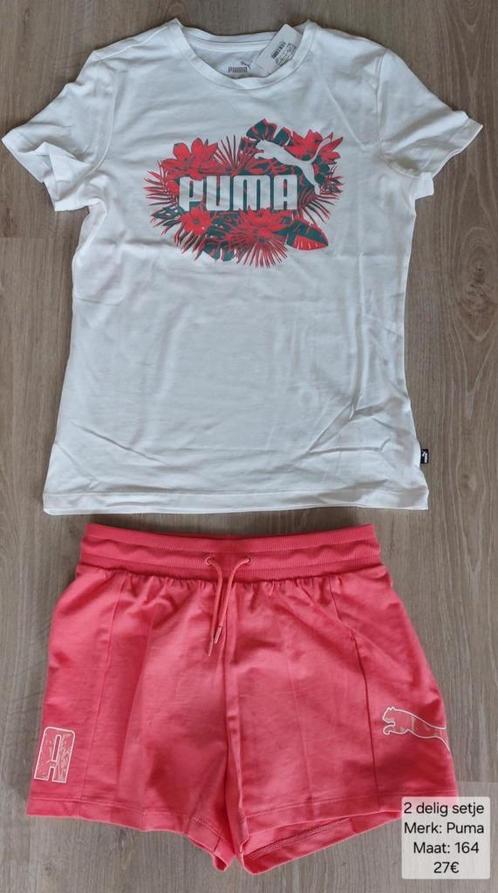 2 delig setje meisje: Puma maat 164 (NIEUW + LABEL), Kinderen en Baby's, Kinderkleding | Maat 164, Nieuw, Meisje, Sport- of Zwemkleding
