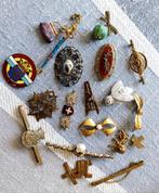 Lot oude broches, Handtassen en Accessoires, Broches, Ophalen of Verzenden, Zo goed als nieuw