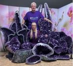 Amethist geodes en clusters ,alles in diversen maten, Verzamelen, Ophalen of Verzenden, Mineraal