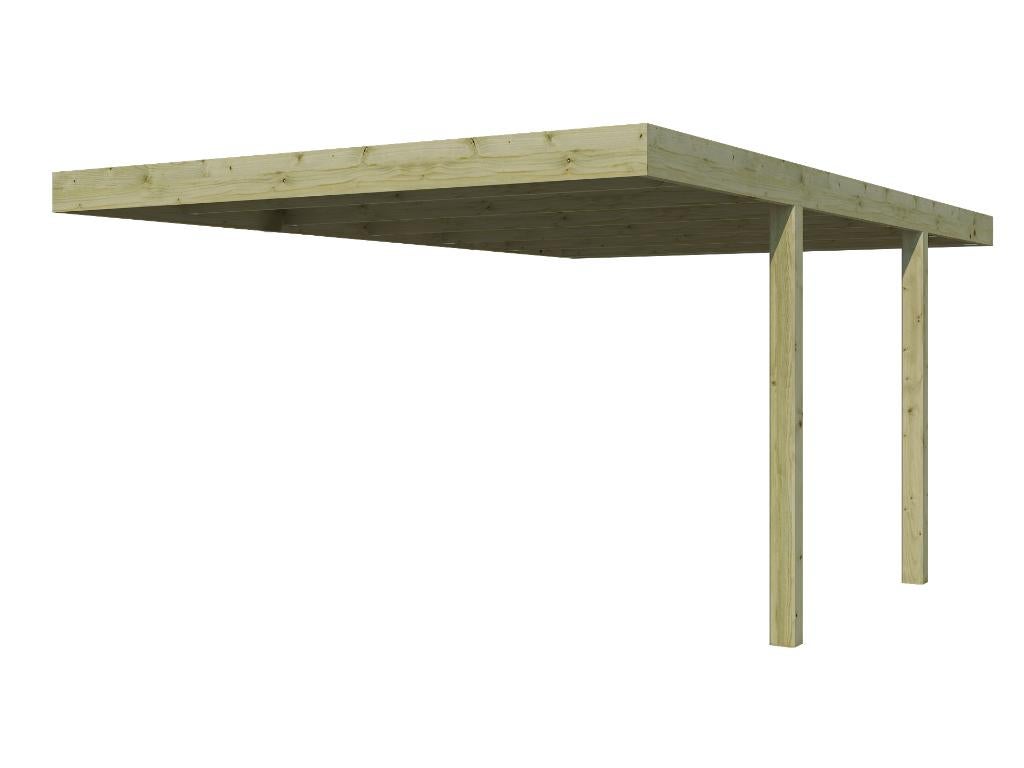 Carport QB aanbouw 500x300cm, Tuin en Terras, Overkappingen, Nieuw, Carport, Ophalen of Verzenden