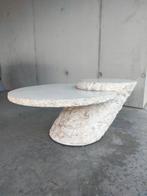 1980s vintage design salontafel Maitland Smith ?, Moins de 50 cm, Rond, Enlèvement, Utilisé