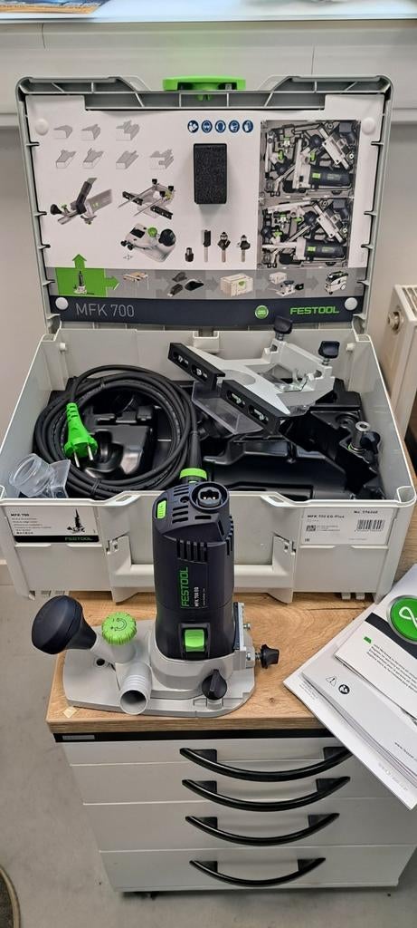KANTENFREES MFK 700 EQ FESTOOL !!! NIEUW !!!, Kantenfrees, Nieuw, Ophalen of Verzenden, Festool
