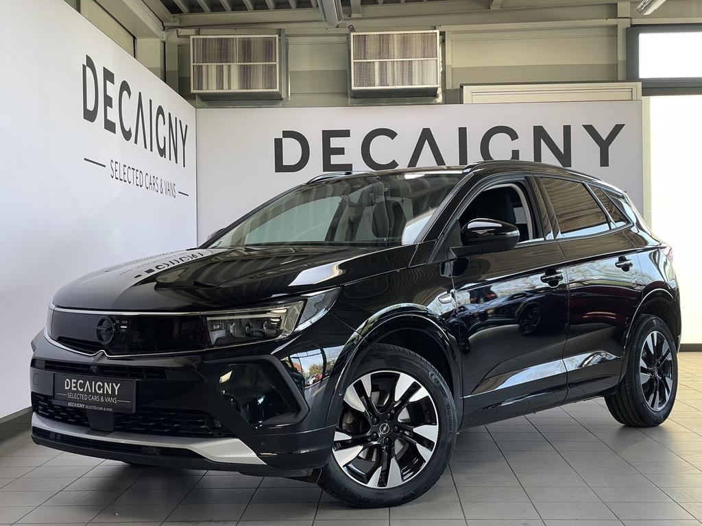 Opel Grandland 1.2T Ultimate Full Option, Auto's, 1199 cc, 0 kg, Zwart, Bedrijf