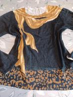 Zwart met gouden truitje M 46, Kleding | Dames, Truien en Vesten, Verzenden, Zo goed als nieuw, Maat 46/48 (XL) of groter, Zwart
