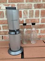 Sodastream met 2 glazen flessen., Ophalen, Zo goed als nieuw