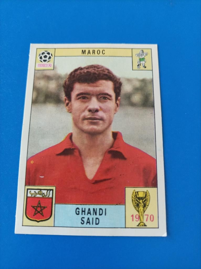 Panini Mexico 70 Ghandi Said Marokko, Ophalen of Verzenden