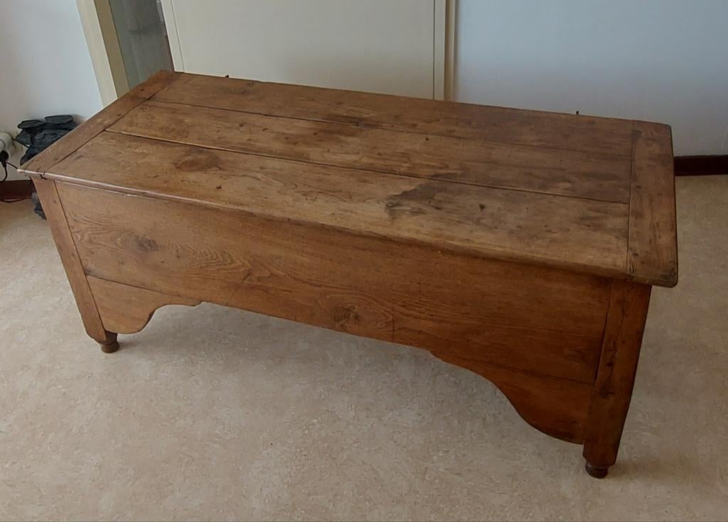 Coffre en chêne, Maison & Meubles, Enlèvement, Chêne