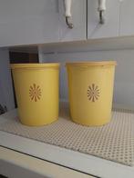 Tupperware-Vintage „Sun” hoge winkeldozen, Ophalen of Verzenden, Gebruikt, Geel, Bus of Trommel