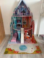 Chateau reine des neiges en bois, Kinderen en Baby's, Speelgoed | Poppenhuizen, Ophalen, Zo goed als nieuw