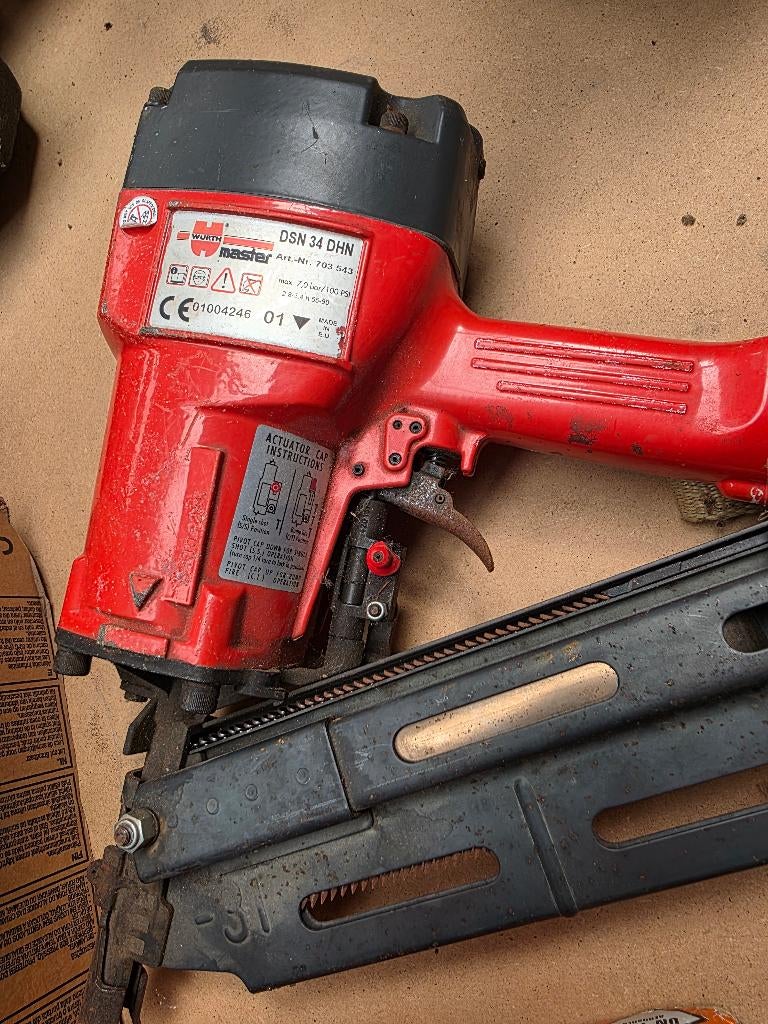 Master DSN 34 DHN schietpistool op luchtdruk max7bar, Ophalen, Gebruikt