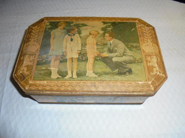 Oud blik Koning Leopold III, Collections, Maisons royales & Noblesse, Utilisé, Autres types, Enlèvement ou Envoi