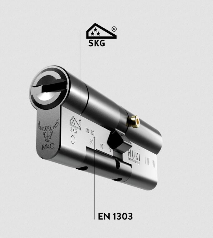 Nuki Universal Cylinder, inclusief 3 sleutels, Ophalen of Verzenden, Nieuw, Overige materialen, Slot