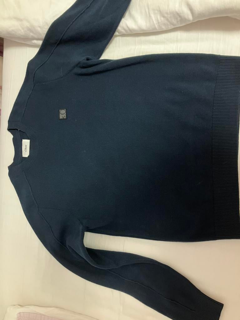 S’oliver maat medium, Kleding | Heren, Truien en Vesten, Ophalen of Verzenden, Zo goed als nieuw, Blauw